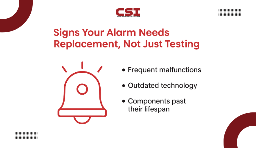 Security system touchscreen and keypad from CSI Security.