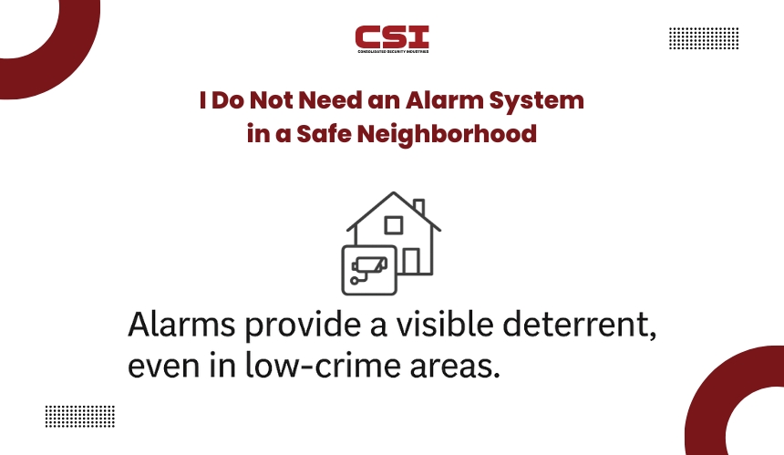 Security system outdoor siren and strobe light by CSI Security.