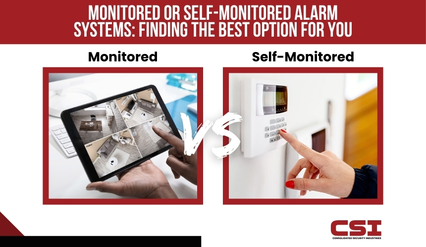Security system monitoring center and operators from CSI Security.