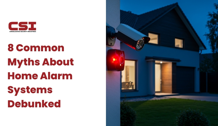 Security system installation and setup process by CSI Security.
